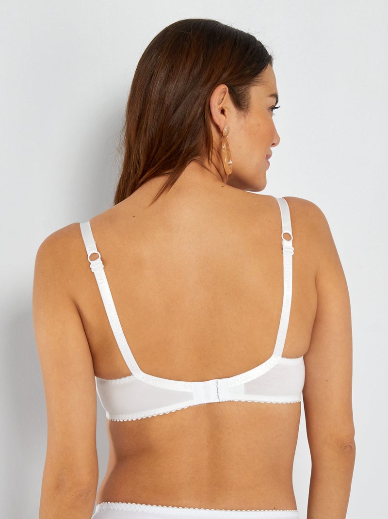 Soutien-gorge sans armature 'Sans Complexe' blanc - Kiabi