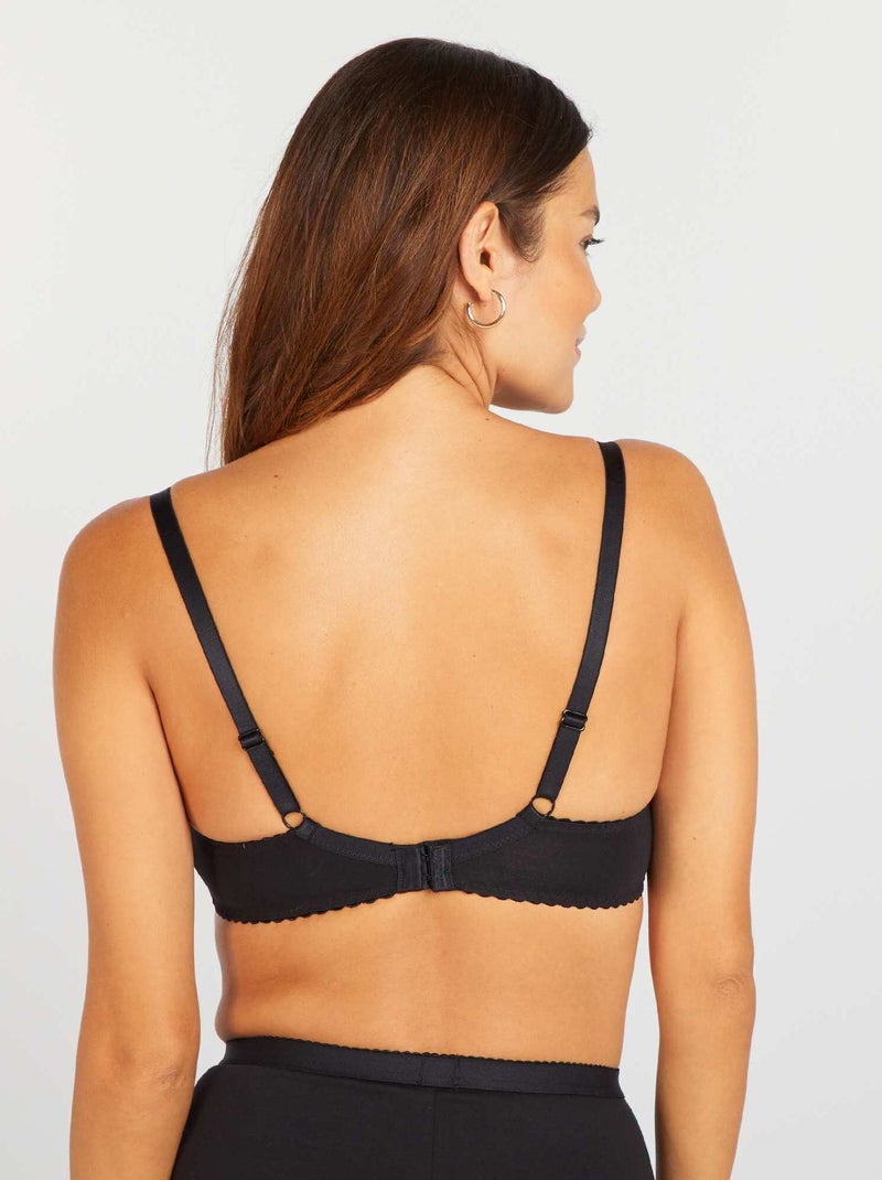 Soutien-gorge sans armature 'Sans Complexe' noir - Kiabi