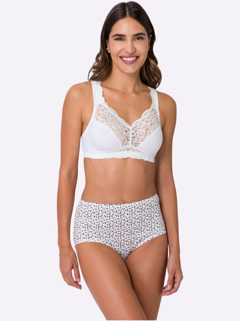 Soutien-gorge Sans Armatures - Moda Vilona Blanc - Kiabi