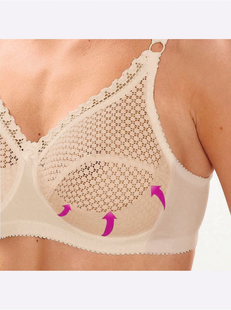 Soutien-gorge Sans Armatures - Witt Beige - Kiabi