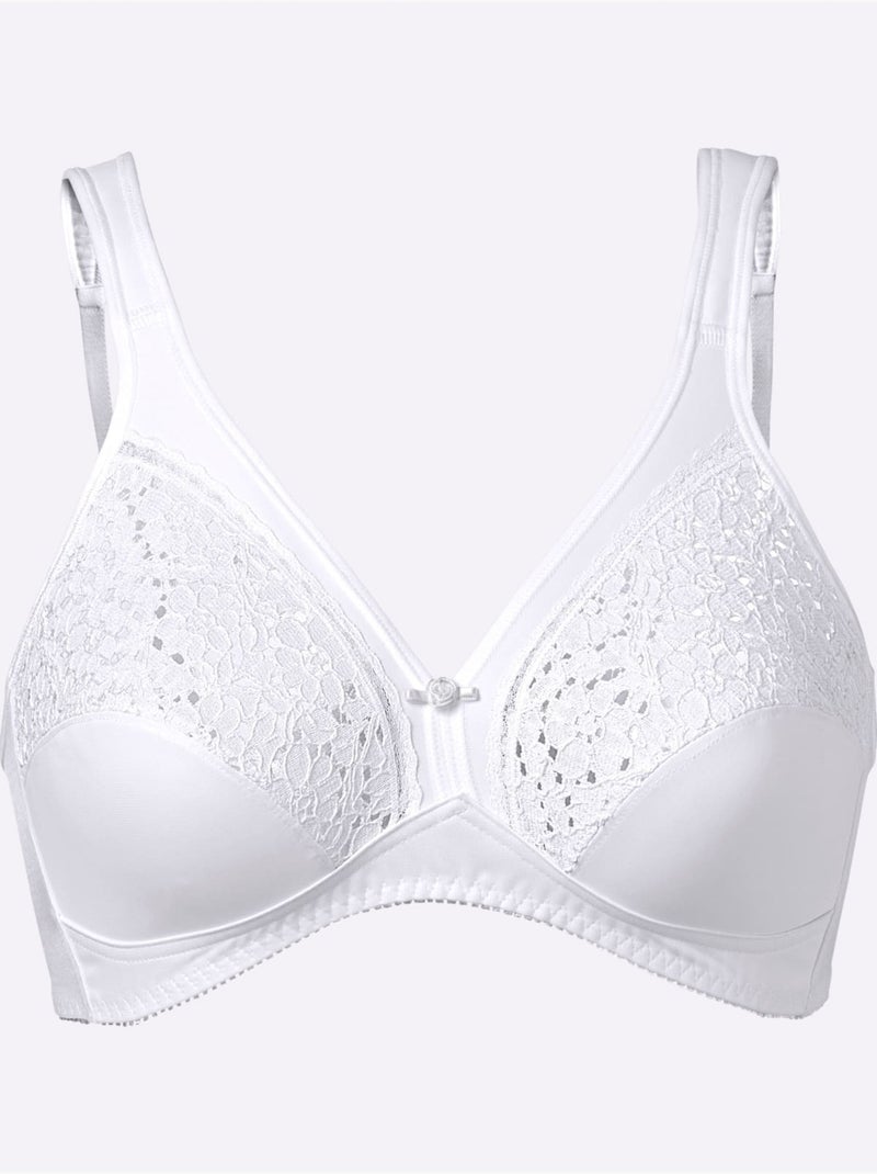 Soutien-gorge Sans Armatures - Witt Blanc - Kiabi