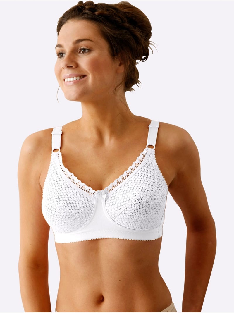 Soutien-gorge Sans Armatures - Witt Blanc - Kiabi