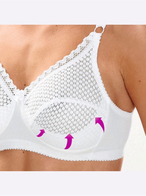 Soutien-gorge sans armatures - witt - Kiabi