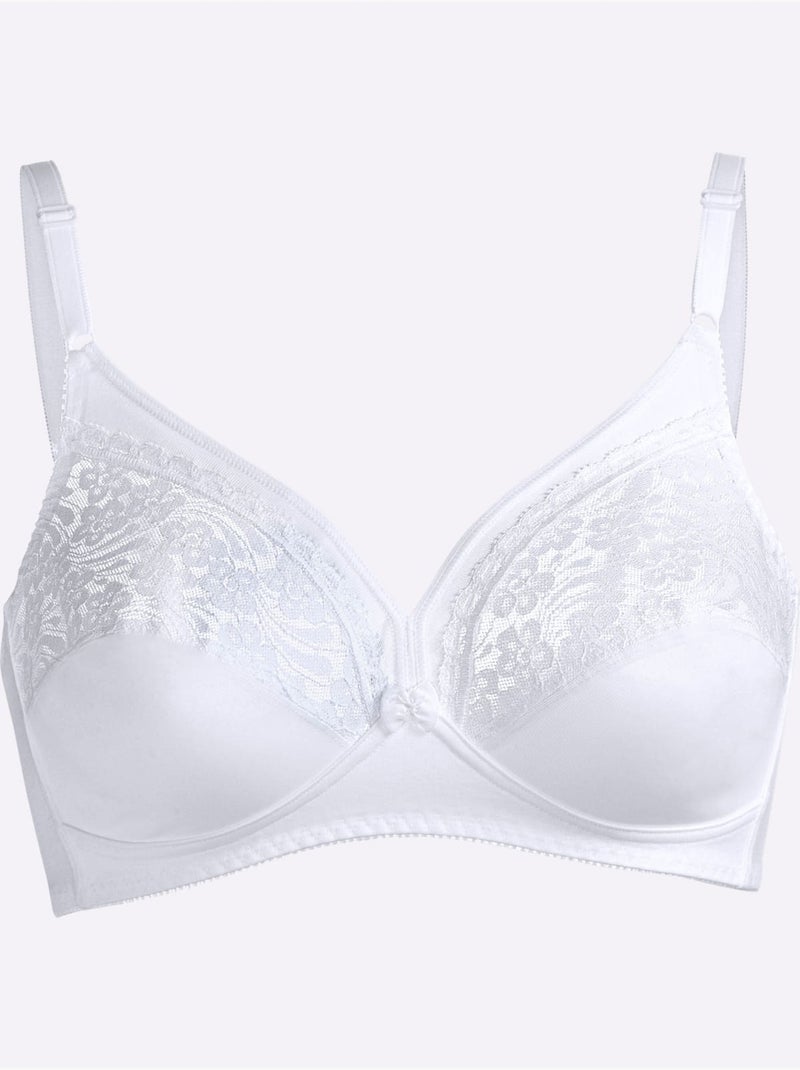 Soutien-gorge Sans Armatures - Witt Blanc - Kiabi