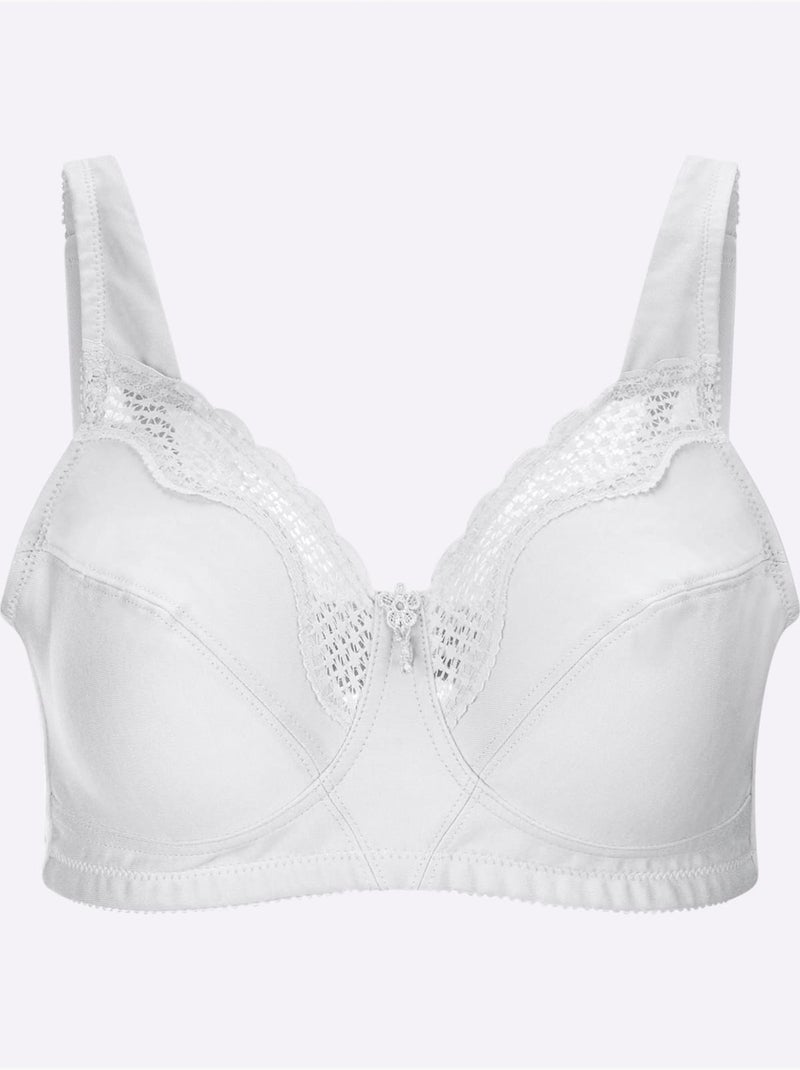 Soutien-gorge Sans Armatures - Witt Blanc - Kiabi