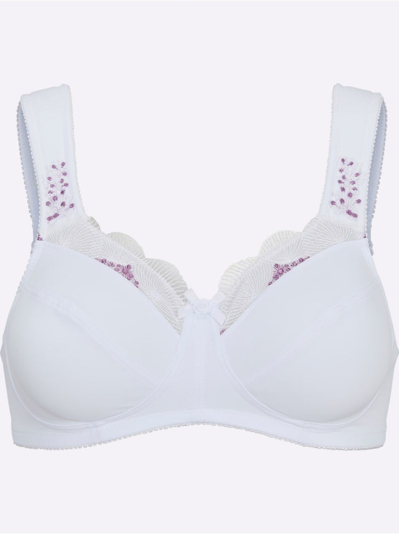 Soutien-gorge sans armatures - witt Blanc - Kiabi