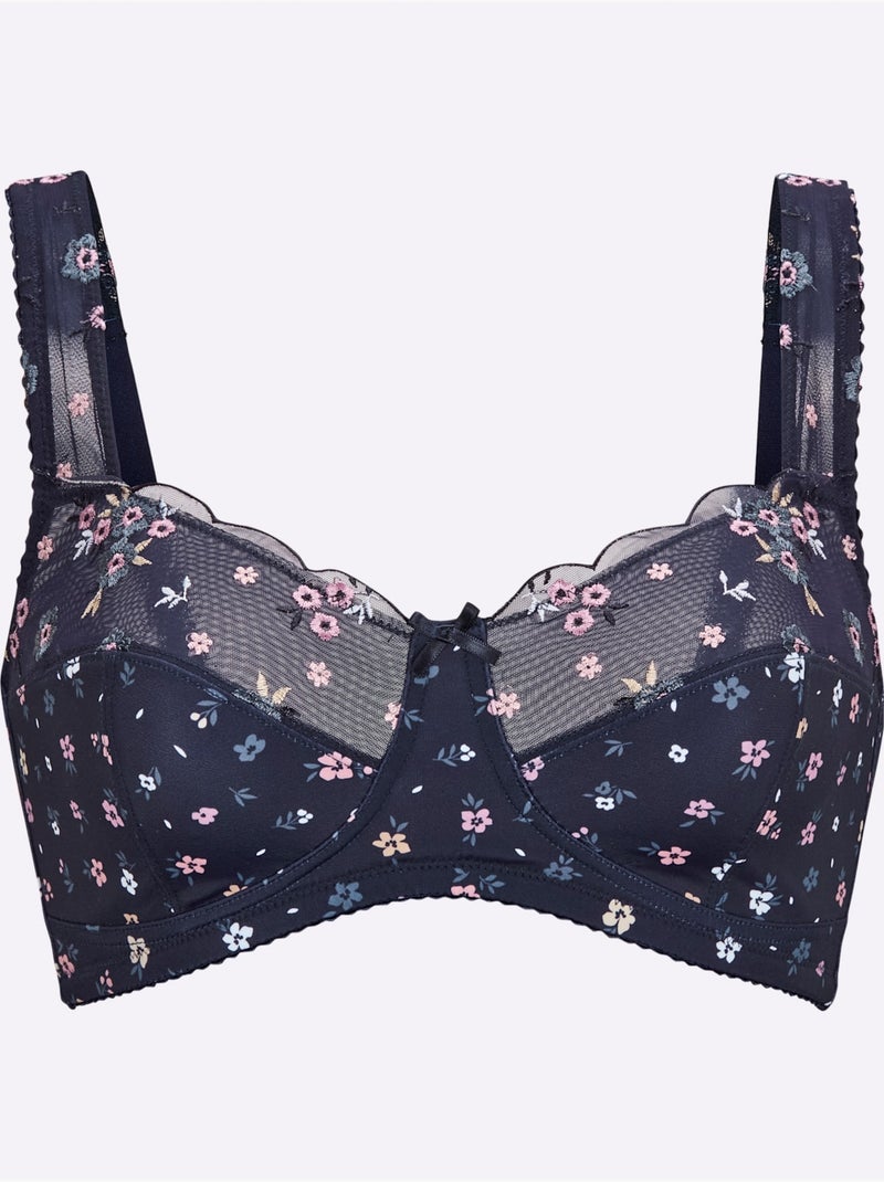 Soutien-gorge Sans Armatures - Witt Bleu Mauve - Kiabi