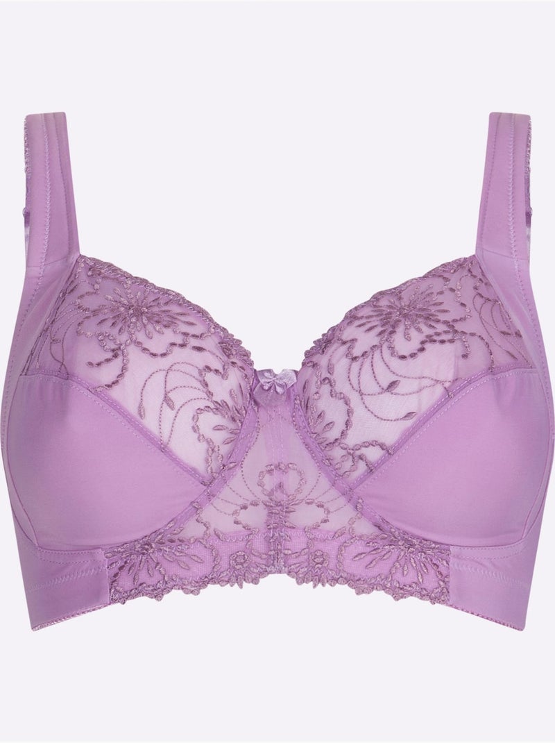 Soutien-gorge Sans Armatures - Witt Bruyère/Menthe - Kiabi