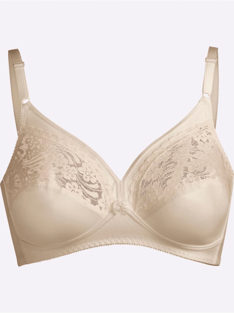 Soutien-gorge Sans Armatures - Witt Marron clair - Kiabi