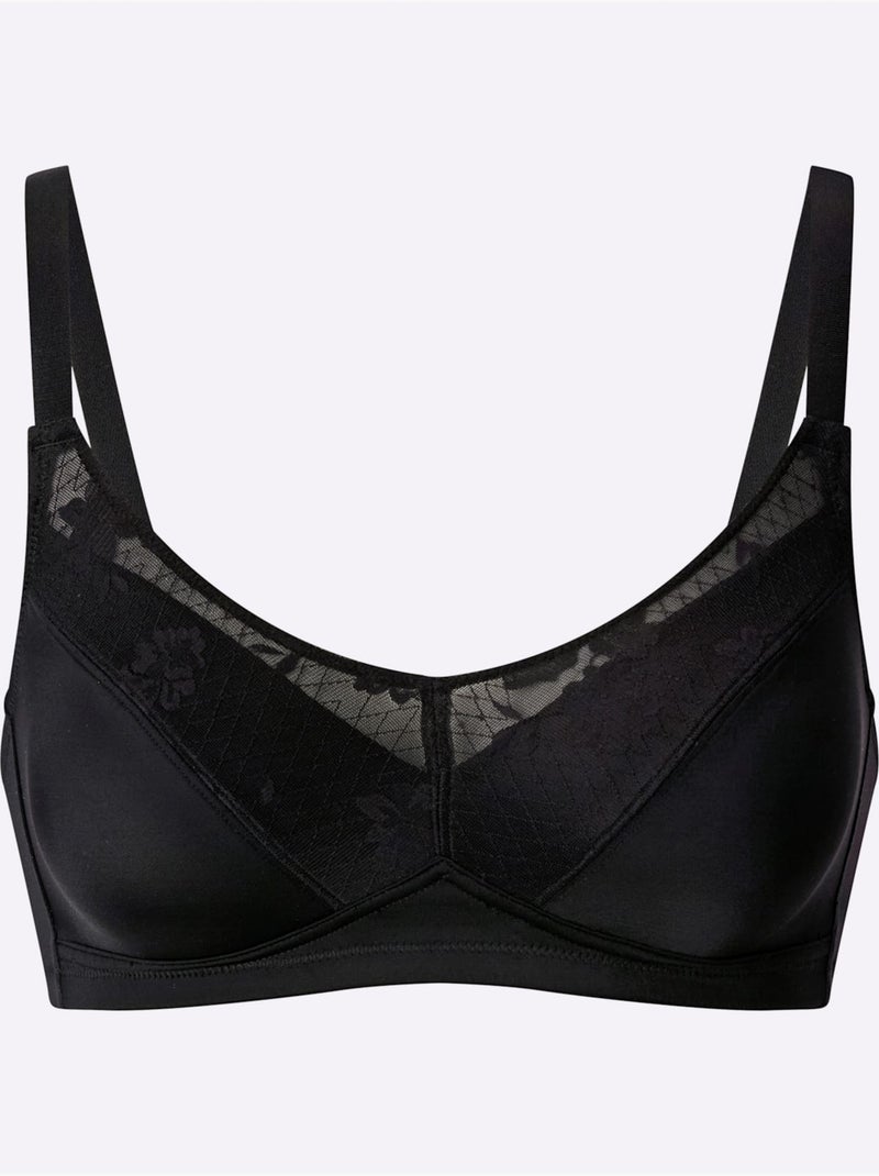 Soutien-gorge Sans Armatures - Witt Noir - Kiabi