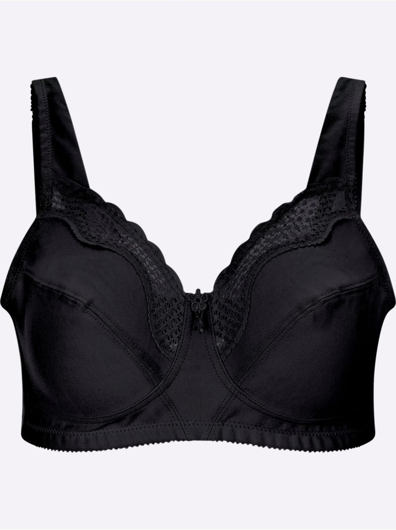 Soutien-gorge Sans Armatures - Witt Noir - Kiabi