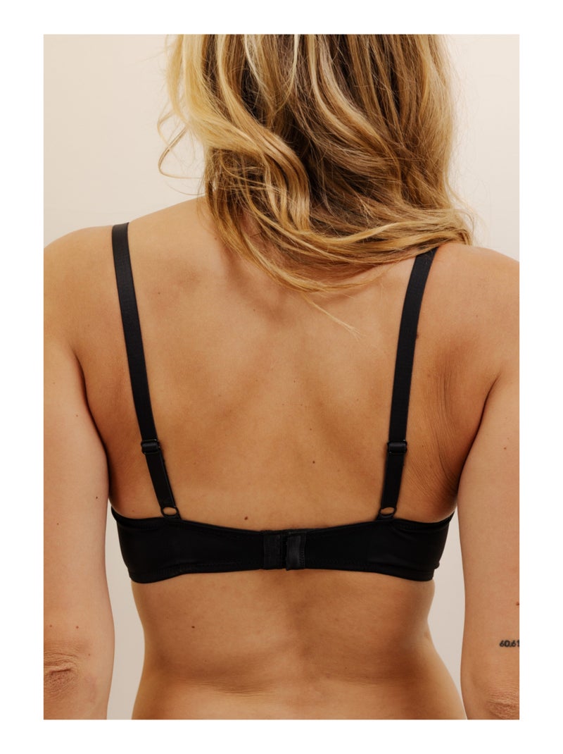 Soutien-gorge sans armatures à coques Candide Noir - Kiabi