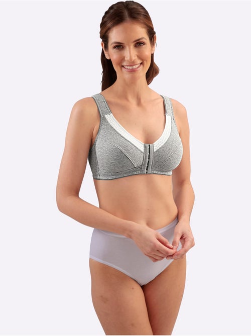 Soutien-gorge Sans Armatures à Fermeture Devant - Witt - Kiabi Soutien-gorge Sans Armatures à Fermeture Devant - Witt - Kiabi