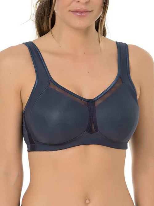 Soutien-gorge sans armatures Adriana bleu - Kiabi