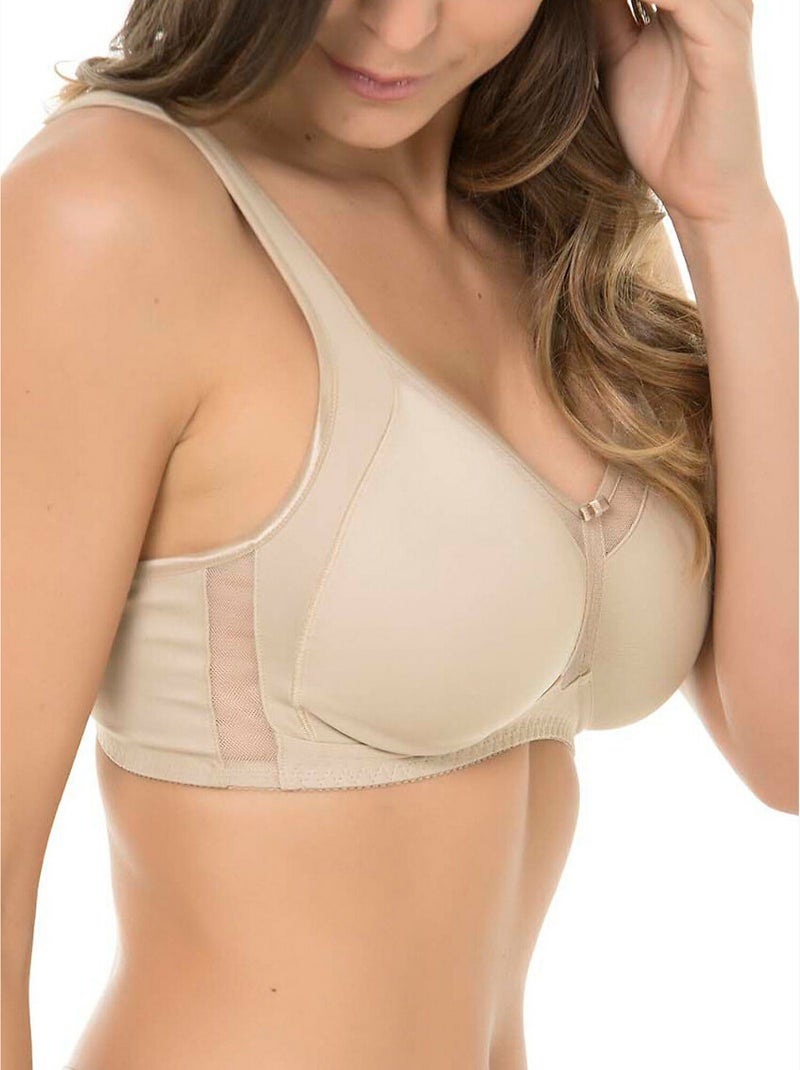 Soutien-gorge sans armatures Adriana peau Beige - Kiabi