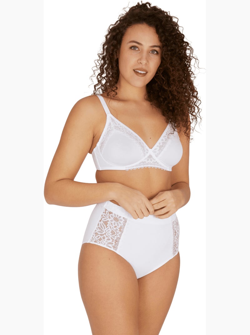 Soutien-gorge sans armatures ALLURE Blanc - Kiabi