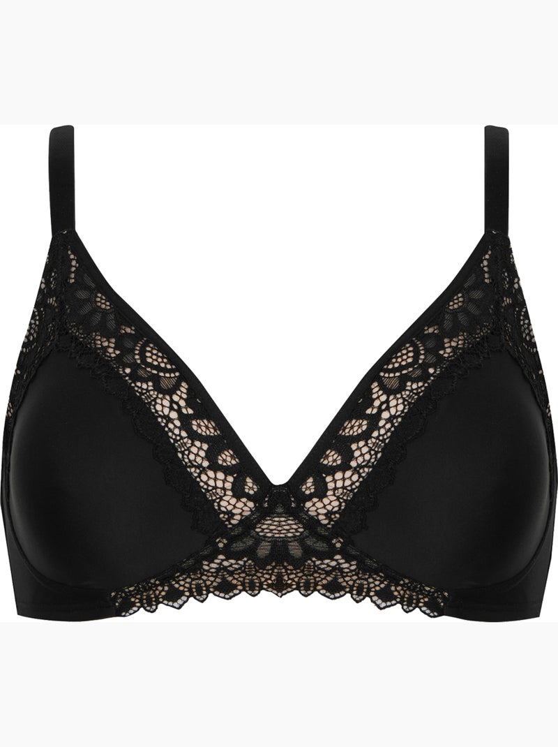 Soutien-gorge sans armatures ALLURE Noir - Kiabi