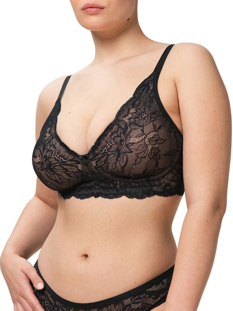 Soutien-gorge sans armatures AMOURETTE CHARM Noir - Kiabi