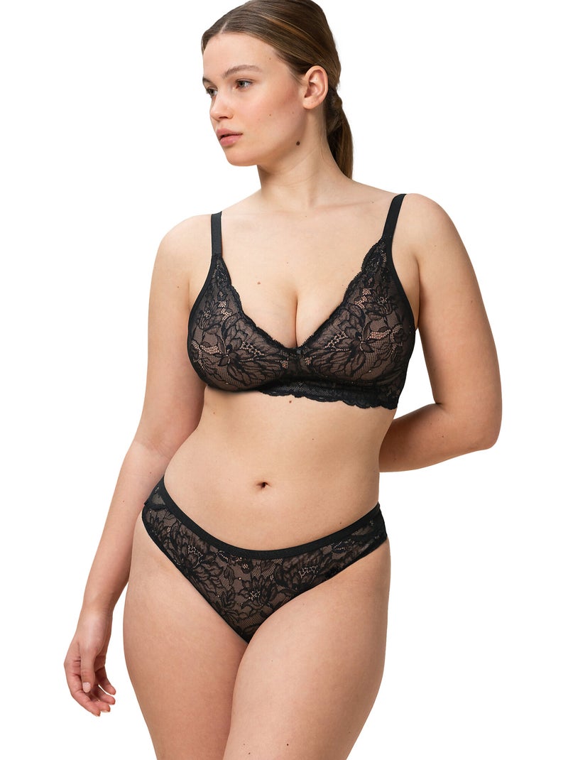 Soutien-gorge sans armatures AMOURETTE CHARM Noir - Kiabi