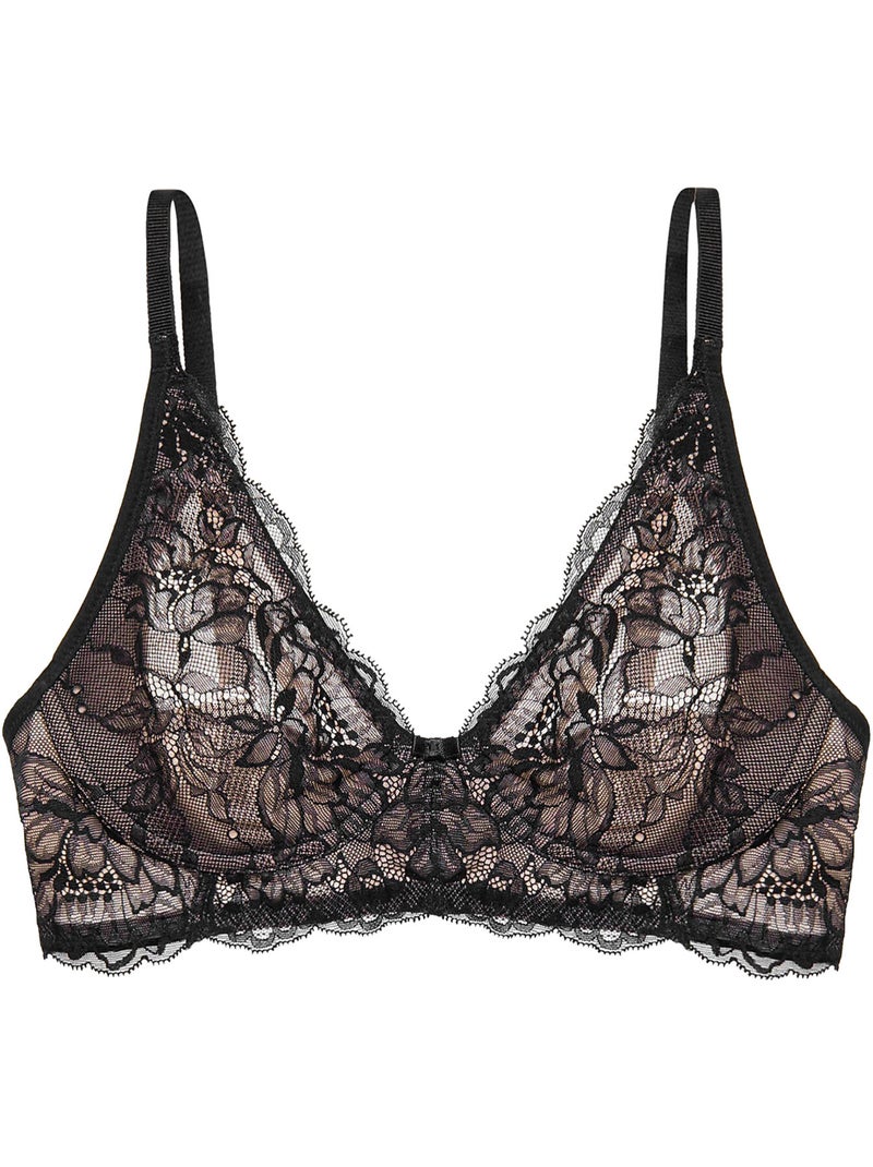 Soutien-gorge sans armatures AMOURETTE CHARM Noir - Kiabi