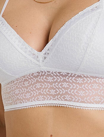 Soutien-gorge sans armatures ampli dentelle Ginger - RougeGorge Lingerie