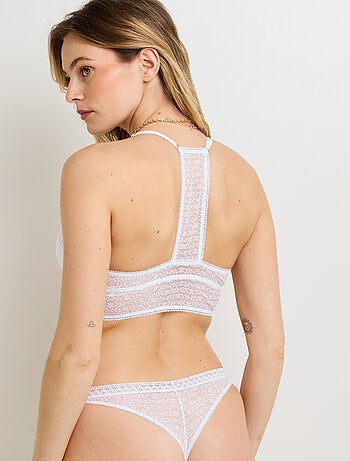 Soutien-gorge sans armatures ampli dentelle Ginger - RougeGorge Lingerie