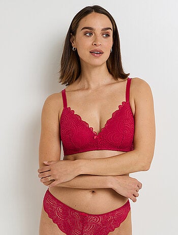 Soutien-gorge sans armatures ampliforme Dentelle - RougeGorge Lingerie