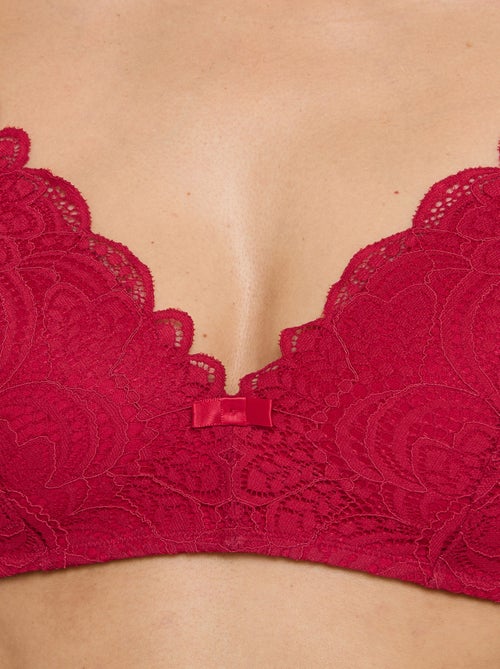 Soutien-gorge sans armatures ampliforme Dentelle - RougeGorge Lingerie - Kiabi