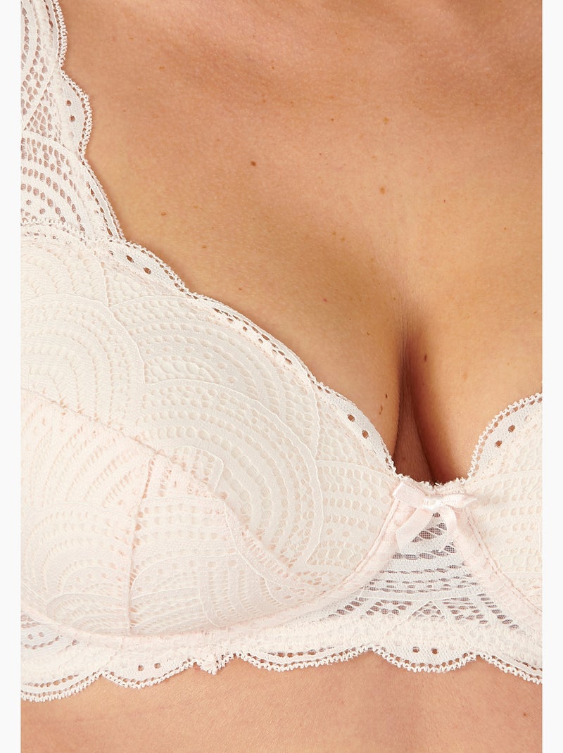 Soutien-gorge sans armatures ampliforme DIANA de Damart - Damart Rose - Kiabi