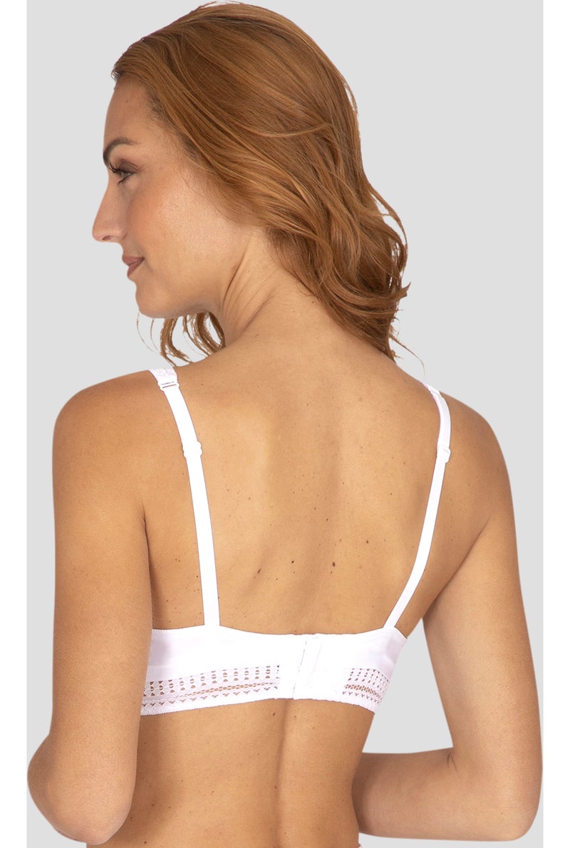 Soutien-gorge sans armatures ARTY GRAPHIK Blanc - Kiabi