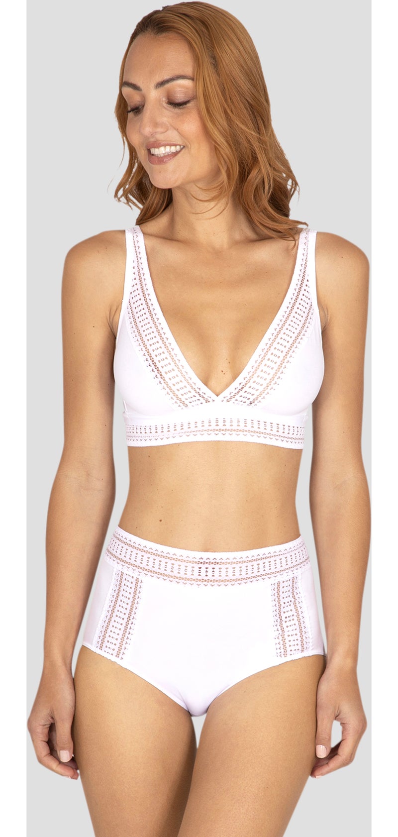 Soutien-gorge sans armatures ARTY GRAPHIK Blanc - Kiabi