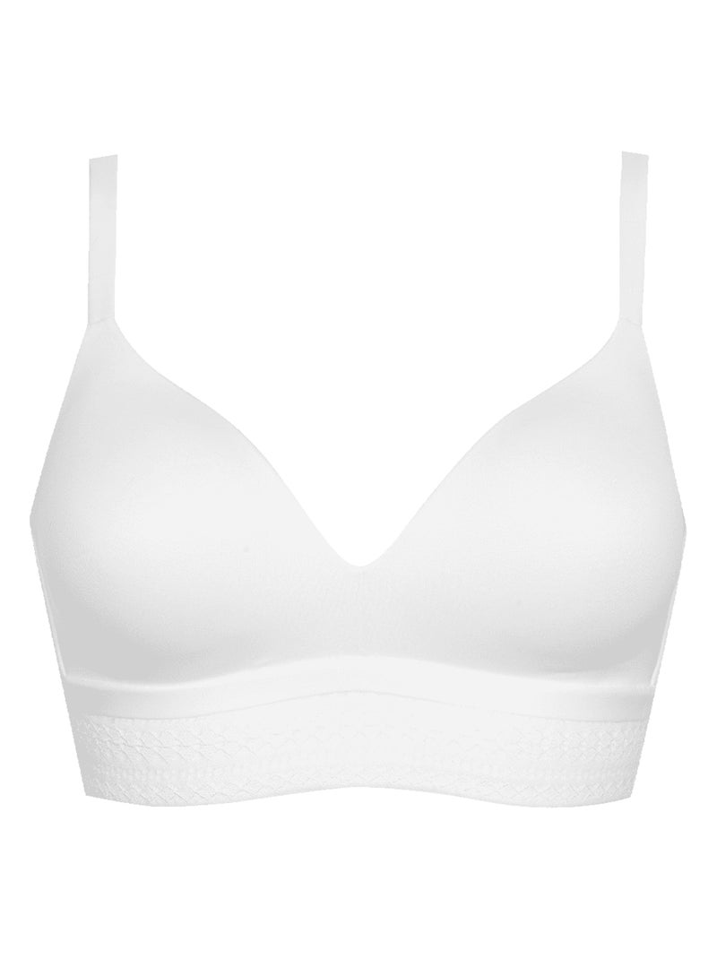 Soutien-gorge sans armatures ARTY GRAPHIK Blanc - Kiabi