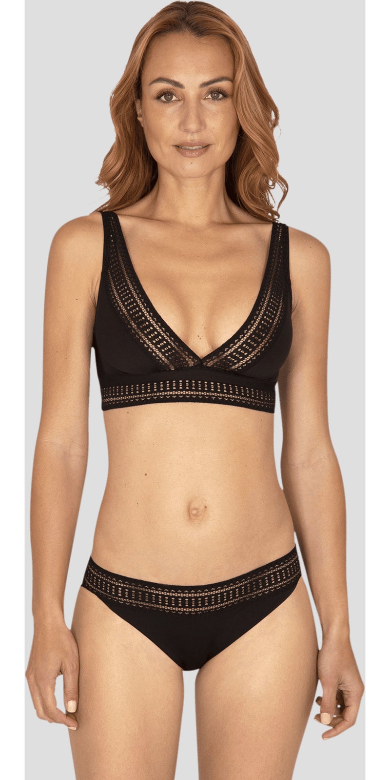 Soutien-gorge sans armatures ARTY GRAPHIK Noir - Kiabi