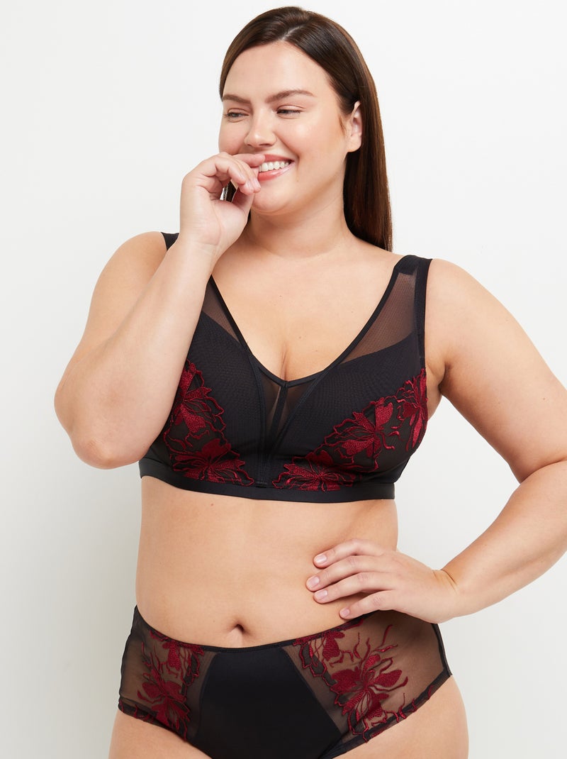 Soutien-gorge sans armatures Azur+ - RougeGorge Lingerie Noir Multicolore - Kiabi