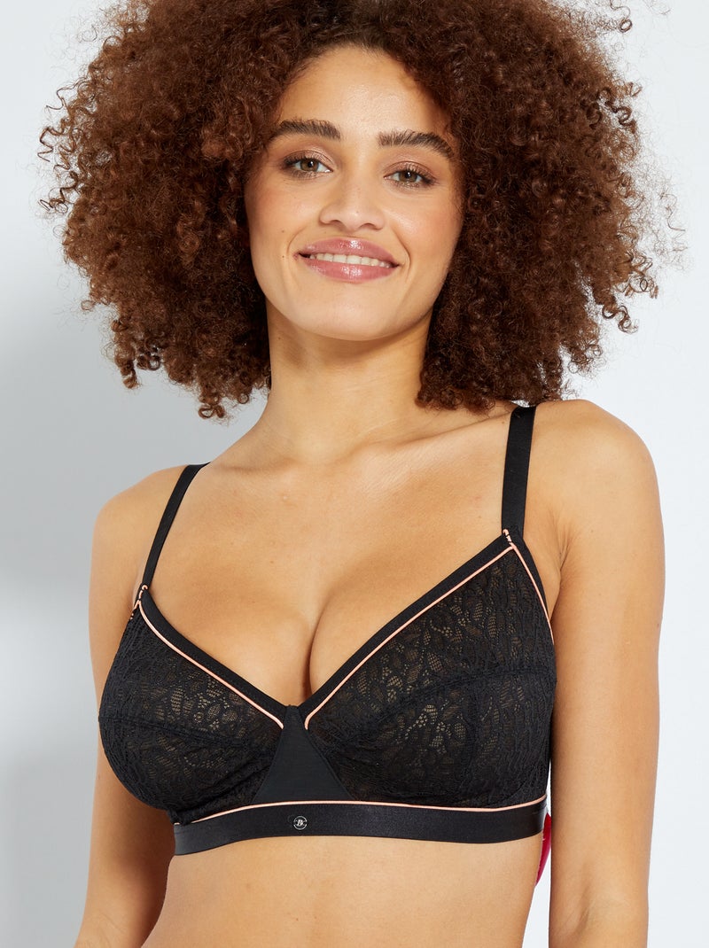 Soutien-gorge sans armatures 'Bestform' noir - Kiabi