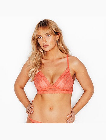 Soutien-gorge sans armatures brode Ice - RougeGorge Lingerie