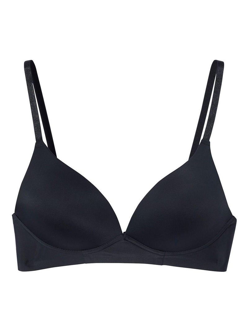 Soutien-gorge sans armatures coque souple GHOST - Pomm'Poire Noir - Kiabi