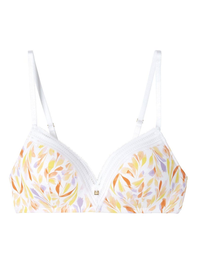 Soutien-gorge sans armatures coque souple PAMPA - Camille Cerf & Pomm'Poire Blanc - Kiabi