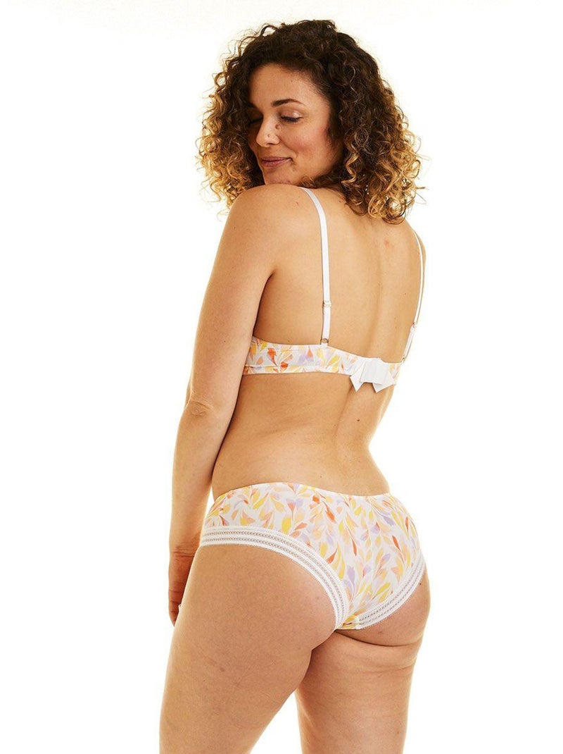 Soutien-gorge sans armatures coque souple PAMPA - Camille Cerf & Pomm'Poire Blanc - Kiabi