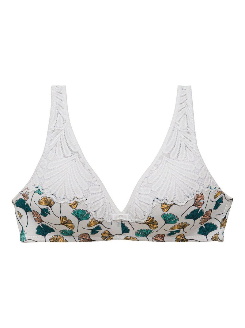Soutien-gorge sans armatures coque souple TSATZIKI - Pomm'Poire Bleu - Kiabi