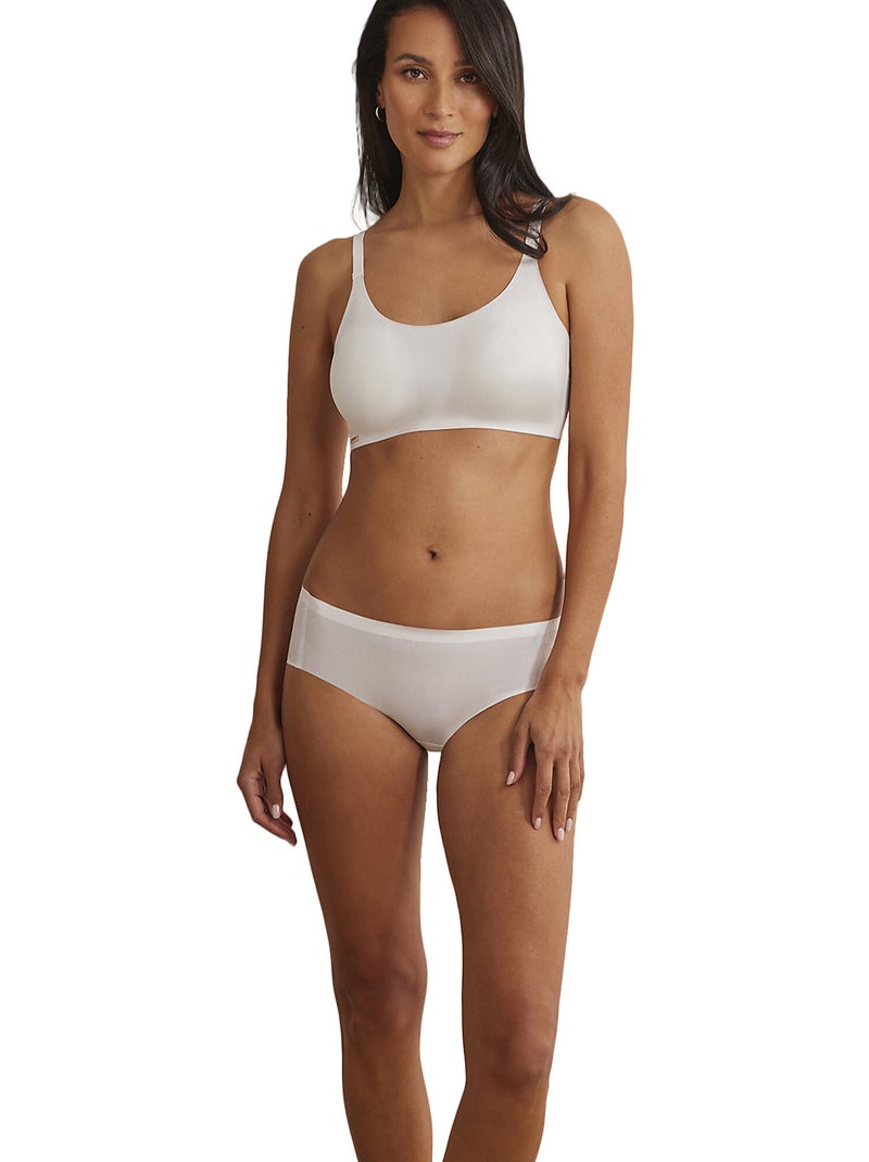 Soutien-gorge sans armatures coques amovibles One Blanc - Kiabi