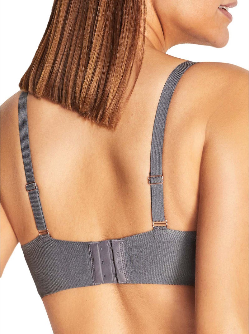 Soutien-gorge sans armatures coques amovibles One Gris - Kiabi