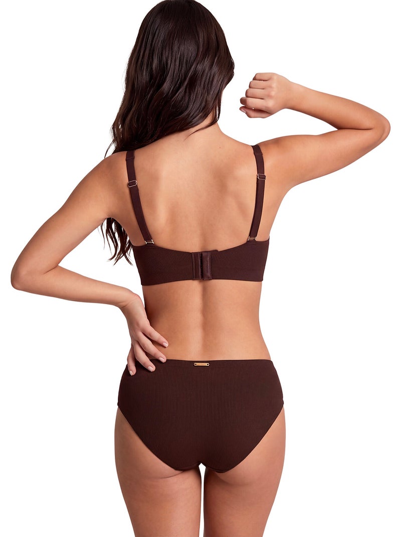 Soutien-gorge sans armatures coques amovibles one Marron - Kiabi