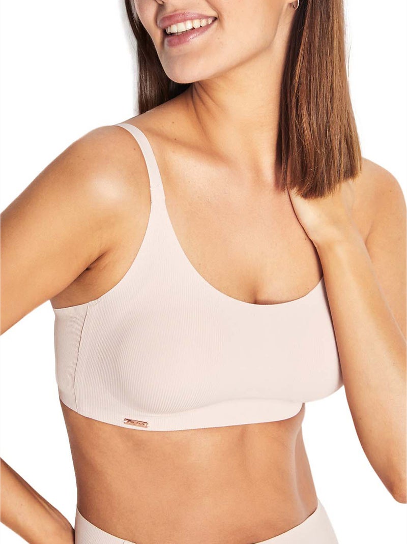 Soutien-gorge sans armatures coques amovibles One Rose - Kiabi