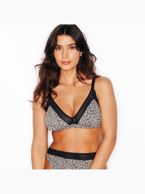 SOUTIEN-GORGE SANS ARMATURES COTON - RougeGorge Lingerie - Kiabi