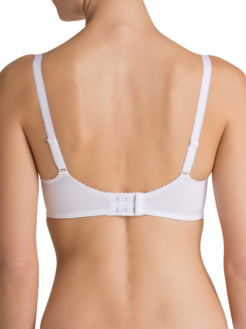 Soutien-gorge sans armatures COTTON BEAUTY Blanc - Kiabi