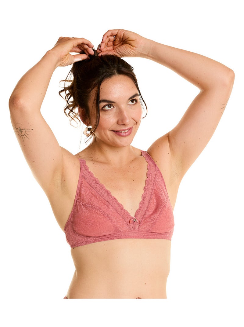 Soutien-gorge sans armatures DANSEUSE - Pomm'Poire Orange - Kiabi