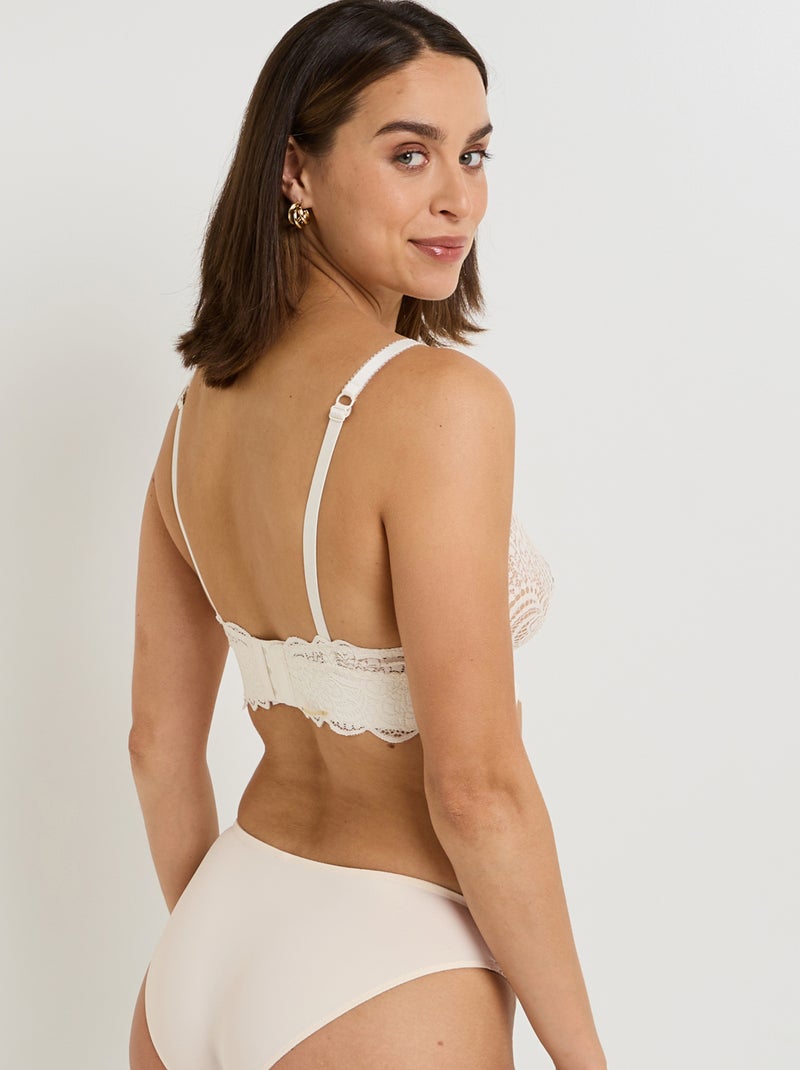Soutien-gorge sans armatures Dentelle - RougeGorge Lingerie Ecru - Kiabi