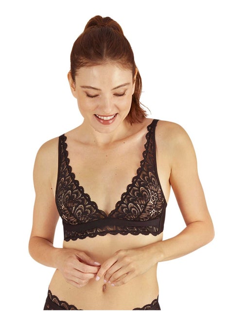 Soutien-gorge sans armatures DENTELLE AUDACIEUSE - Kiabi Soutien-gorge sans armatures DENTELLE AUDACIEUSE - Kiabi
