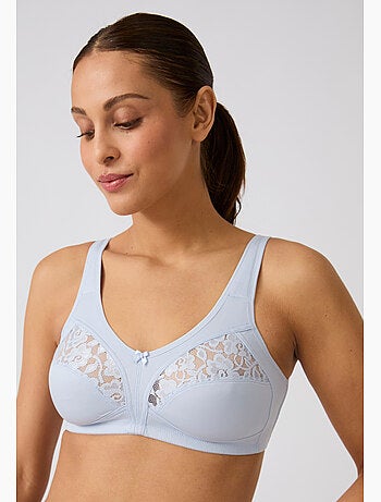 Soutien-gorge sans armatures dentelle, grand maintien - damart